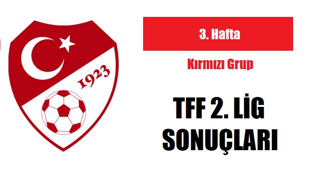 2. LİG KIRMIZI GRUP 3. HAFTAYA BAKIŞ